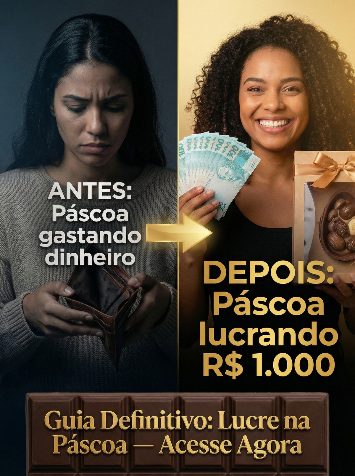 Antes e depois: de gastar para lucrar na Páscoa